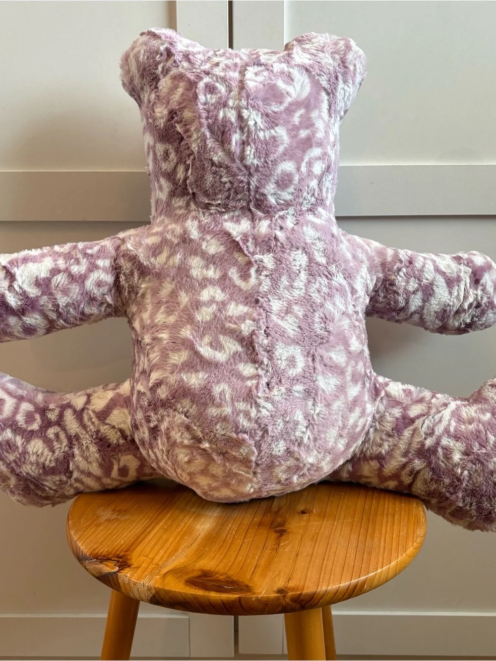Southwestern Teddy Bear Leopard Chic Cozy Lavender The Handmade Heifer Large